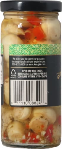 Private Selection® Marinated Garlic Mushrooms Perspective: left