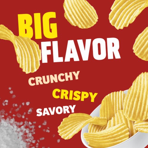 Kroger® Original Wavy Potato Chips Perspective: left