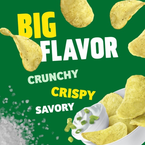 Kroger® Sour Cream and Onion Potato Chips Perspective: left