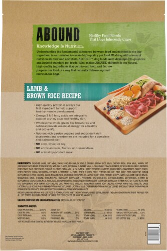 ABOUND® All Life Stages Dry Dog Food Lamb & Brown Rice Perspective: left