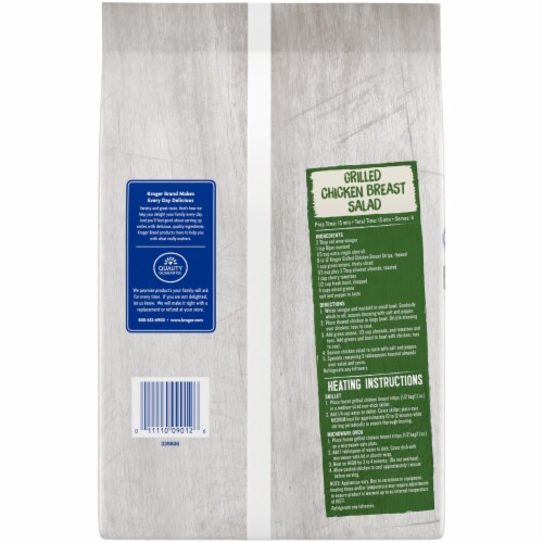 Kroger® Frozen Fully Cooked Grilled Chicken Breast Strips Perspective: left