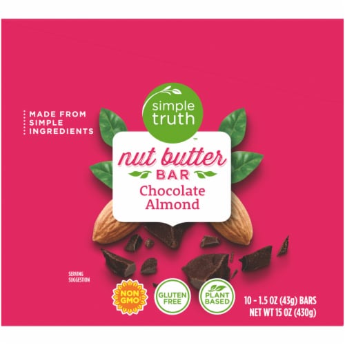 Simple Truth™ Chocolate Almond Nut Butter Bars Perspective: left