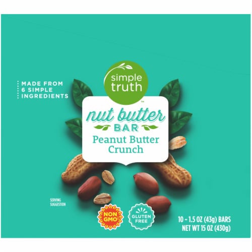 Simple Truth™ Peanut Butter Crunch Nut Butter Bar Perspective: left