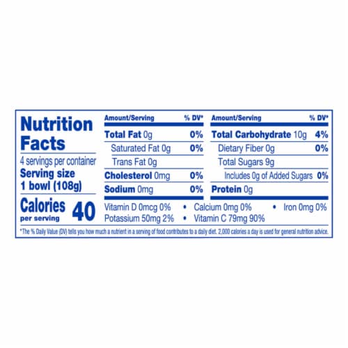 Kroger® Diced Peaches with Splenda Fruit Cups Perspective: left