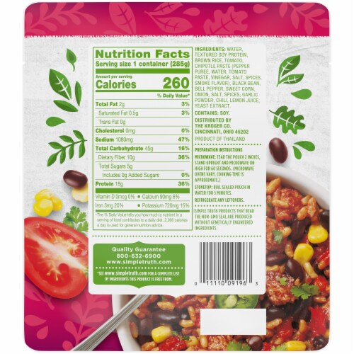 Simple Truth™ Plant Based Chipotle Pepper Bowl Perspective: left