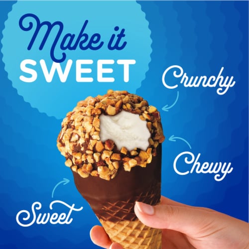 Kroger® Fun Days Sundaes™ Vanilla Nut Cones Perspective: left
