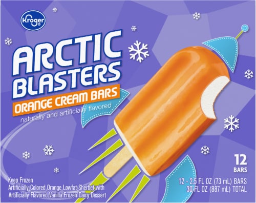Kroger® Arctic Blasters Orange Cream Bars Perspective: left
