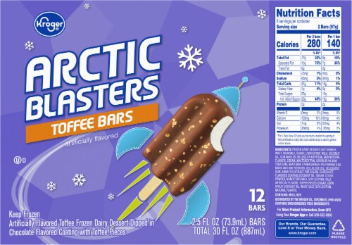 Kroger® Arctic Blasters Toffee Bars Perspective: left