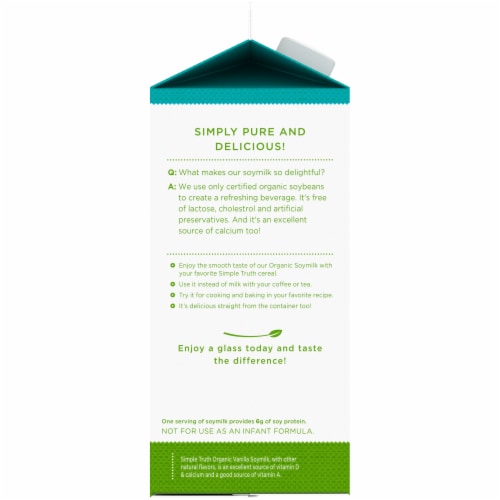 Simple Truth Organic® Vanilla Soymilk Perspective: left