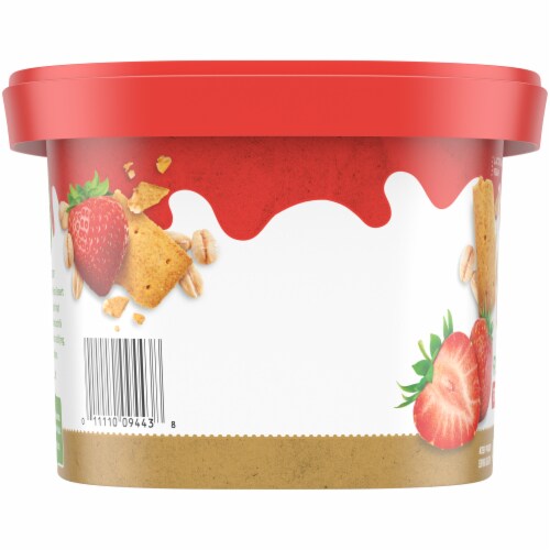 Simple Truth™ Non-Dairy Strawberry Graham Oatmilk Frozen Dessert Perspective: left