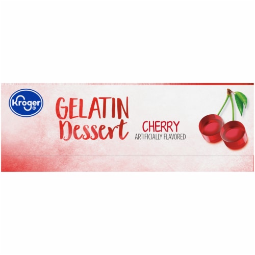 Kroger® Cherry Gelatin Dessert Mix Perspective: left