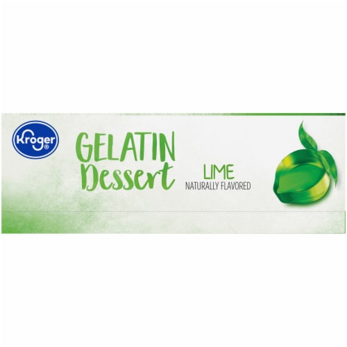 Kroger® Lime Gelatin Dessert Mix Perspective: left