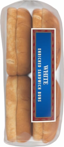 Western Hearth® White Extra Large Enriched Sandwich Buns Perspective: left