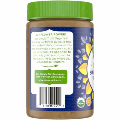 Simple Truth Organic Crunchy Sunflower Butter Perspective: left