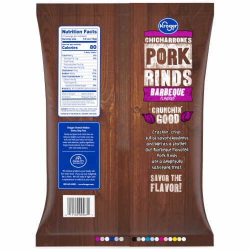 Kroger® Chicharrones Barbeque Pork Rinds Perspective: left