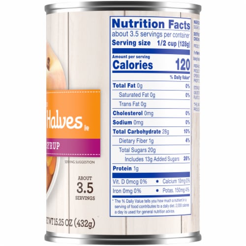 Kroger® Canned Peeled Apricots Halves in Heavy Syrup Perspective: left