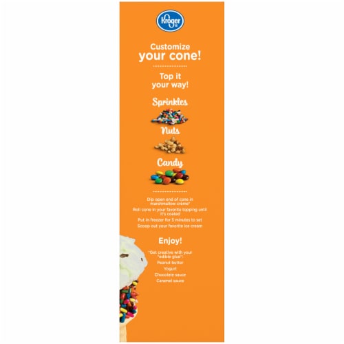 Kroger® Jumbo Ice Cream Cones Perspective: left