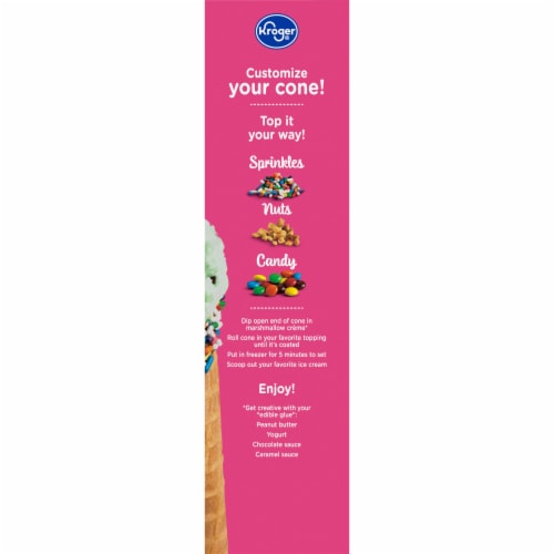 Kroger® Sugar Cones Perspective: left