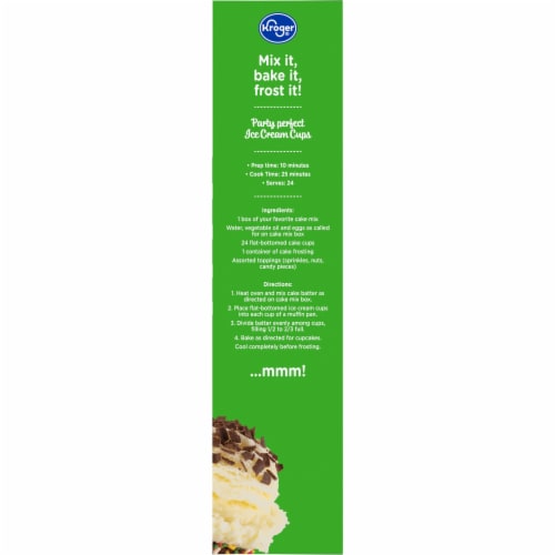 Kroger® Cake Ice Cream Cones Perspective: left