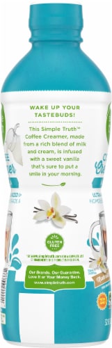 Simple Truth Vanilla Coffee Creamer Perspective: left