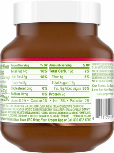 Simple Truth Organic® Hazelnut Spread with Cocoa Perspective: left