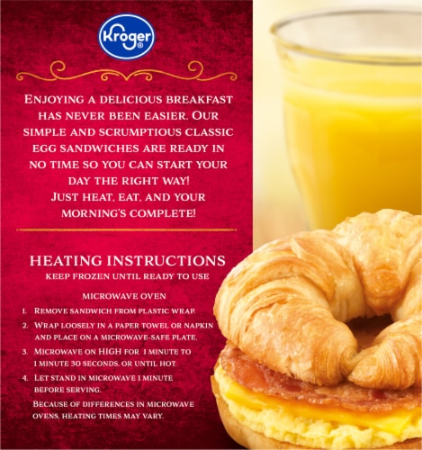 Kroger® Bacon Egg & Cheese Croissant Perspective: left
