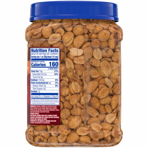 Kroger® Dry Roasted Peanuts PET BIG Deal! Perspective: left