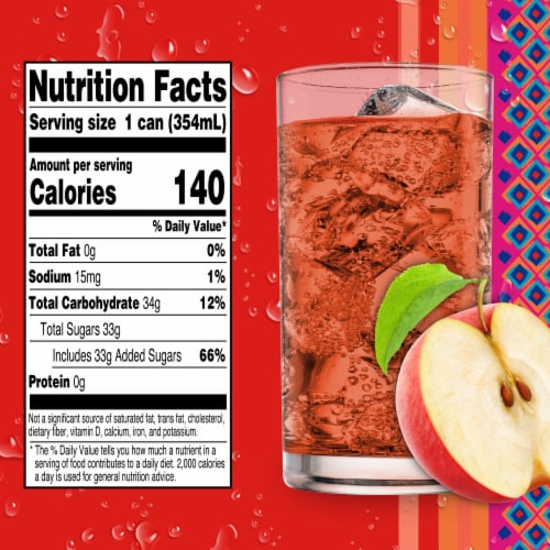 Kroger® Mercado Crisp Apple Soda Cans Perspective: left