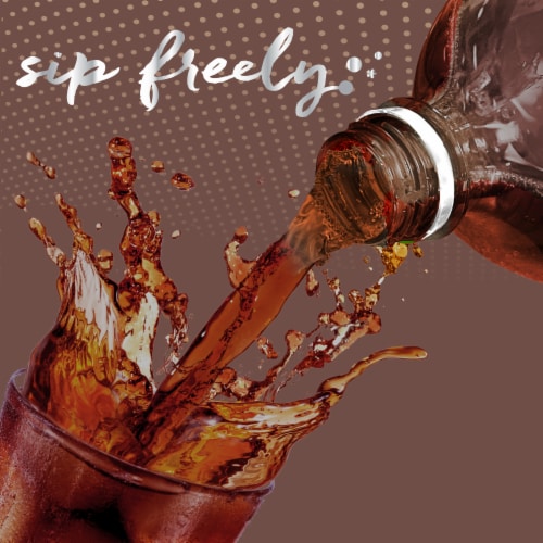 Big K® Root Beer Zero Sugar Soda Bottle Perspective: left