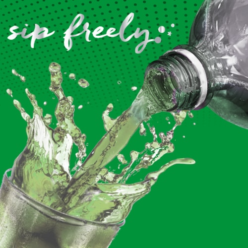 Big K® Lemon Lime Zero Sugar Soda Bottle Perspective: left