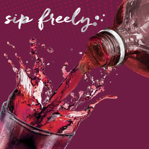 Big K® Cherry Cola Zero Sugar Zero Calorie Soda Bottle Perspective: left