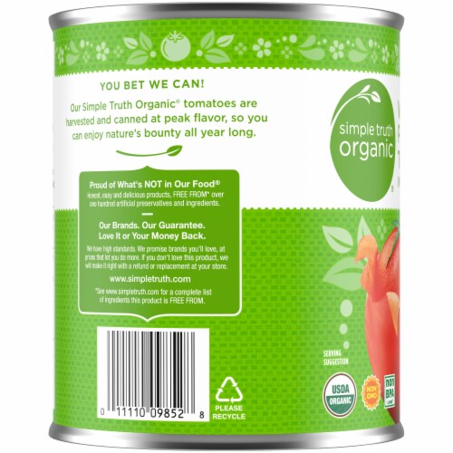 Simple Truth Organic® Whole Peeled Tomatoes Perspective: left