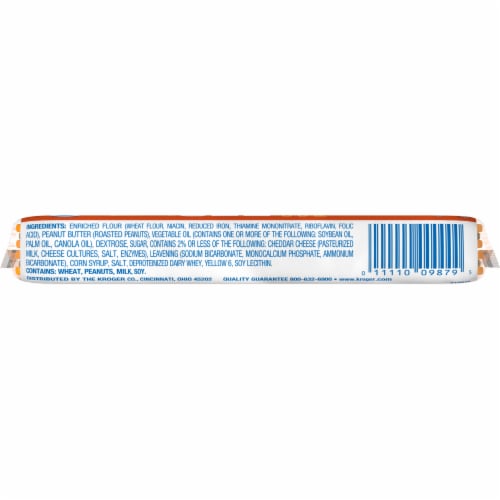 Kroger® Cheese Peanut Butter Sandwich Crackers Perspective: left