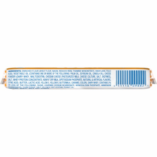 Kroger® Cheese on Cheese White Cheddar Sandwich Crackers Perspective: left