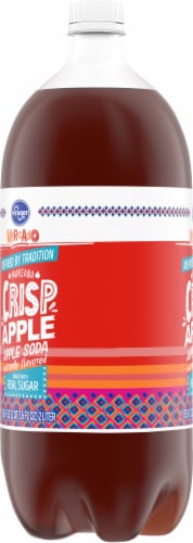 Kroger® Mercado Manzana Crisp Apple Soda Bottle Perspective: left