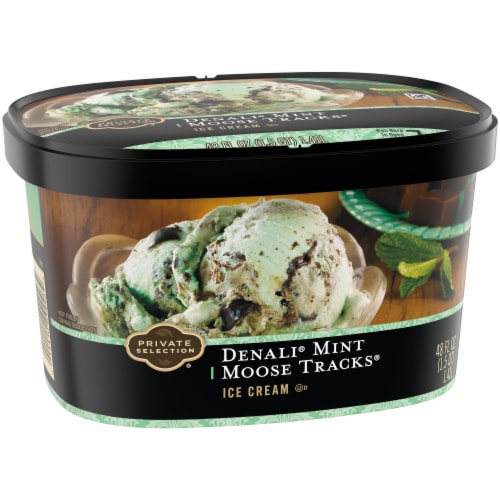 Private Selection® Denali® Mint Moose Tracks® Ice Cream Tub Perspective: left