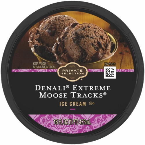 Private Selection® Denali® Extreme Moose Tracks® Ice Cream Pint Perspective: left