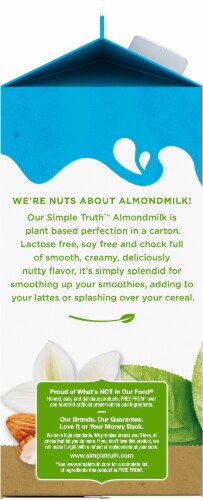 Simple Truth™ Dairy Free Unsweetened Vanilla Almond Milk Half Gallon Perspective: left