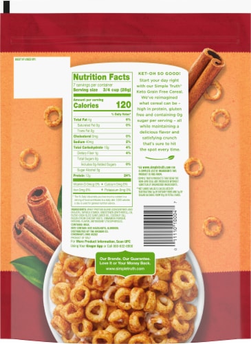Simple Truth® Cinnamon Keto Cereal Perspective: left