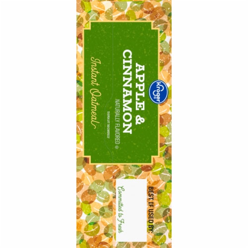 Kroger® Apple & Cinnamon Instant Oatmeal Perspective: left