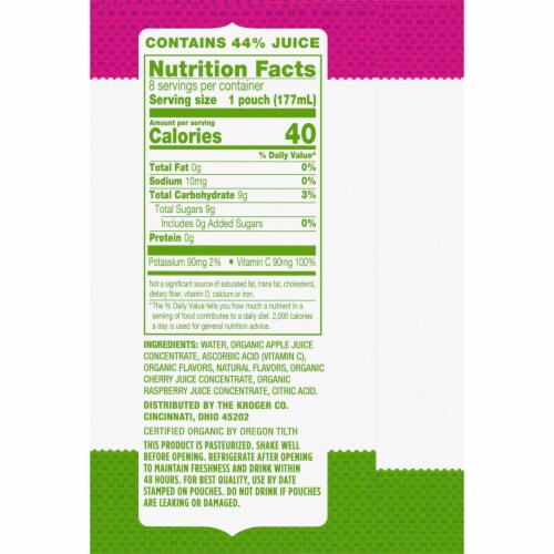 SImple Truth Organic® Juice Fruit Punch Perspective: left