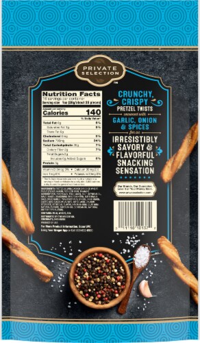 Private Selection® Original Seasoned Pretzel Twists Perspective: left