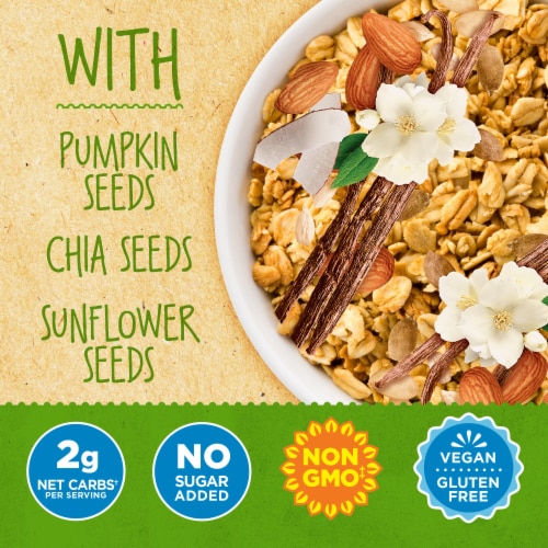 Simple Truth® Keto Grain Free Coconut Vanilla Almond Granola Cereal Perspective: left