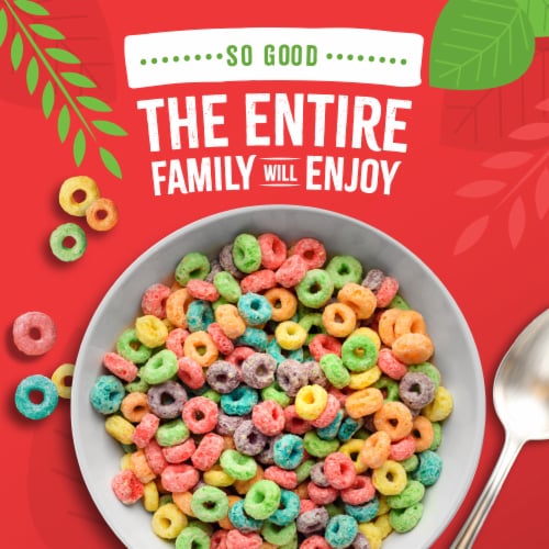 Kroger® Fruit Rings Family Size Cereal Perspective: left