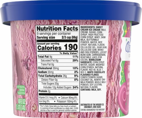 Kroger® Deluxe Fairy Magic Ice Cream Tub Perspective: left