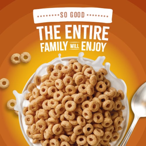 Kroger® Toasted Oats Honey Nut Cereal Family Size Perspective: left