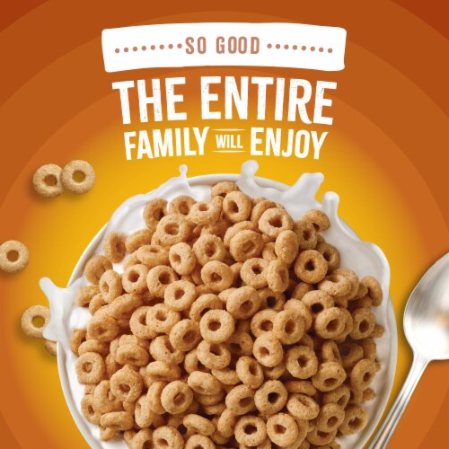 Kroger® Toasted Oats Honey Nut Cereal Family Size Perspective: left