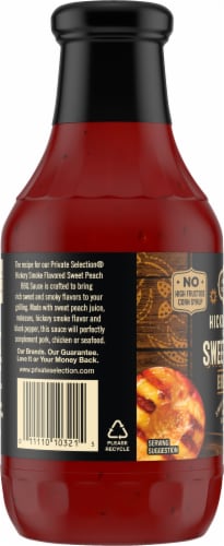 Private Selection® Hickory Smoke Sweet Peach BBQ Sauce Perspective: left