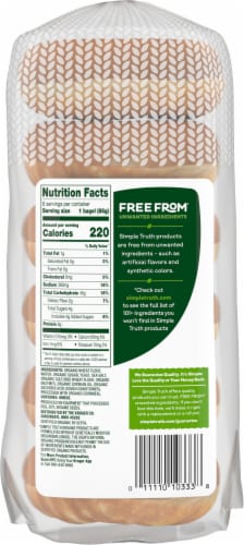 Simple Truth Organic® Plain Bagels Perspective: left