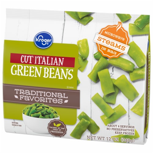 Kroger® Traditional Favorites Frozen Green Beans Italian Cut Perspective: left